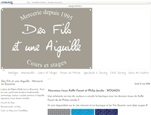 Tablet Screenshot of desfilsetuneaiguille.com